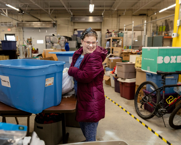 Community giving meets meaningful employment opportunities.